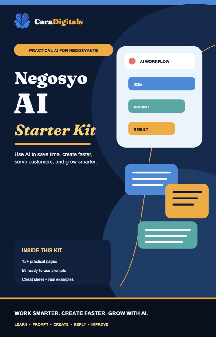 Negosyo AI Starter Kit cover