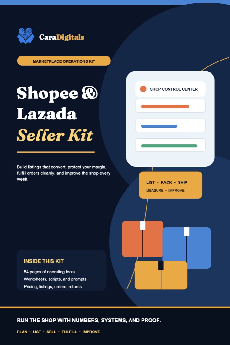 Shopee and Lazada Seller Kit cover