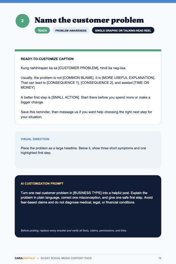 Day 2 content card